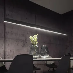 LED visilica Pure-moto-rise podesiva siva PAUL NEUHAUS