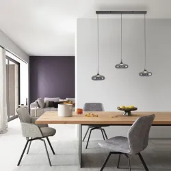 LED visilica POSH siva dimabilna sa comfort liftom PAUL NEUHAUS