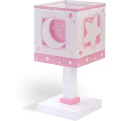 Dečija stona lampa Moonlight roze DALBER