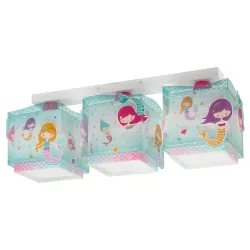 Dečija plafonska lampa Sirene 3xE27 DALBER