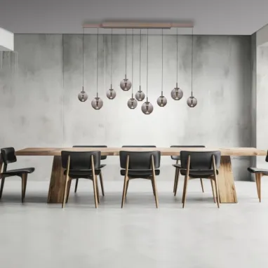 LED motorizovani luster PURE E-Infinity bronza sa e-Slide funkcijom CCT