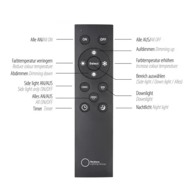 LED plafonska svetiljka PURE Lines Spot hrast CCT dimabilno PAUL NEUHAUS