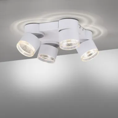 LED plafonska svetiljka PURE Nola 4x15W bela dimabilna PAUL NEUHAUS