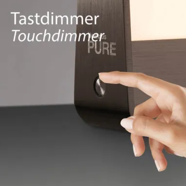 LED punjiva stona lampa PURE Go bronzana PAUL NEUHAUS