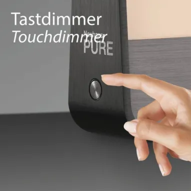 LED punjiva stona lampa PURE Go siva PAUL NEUHAUS