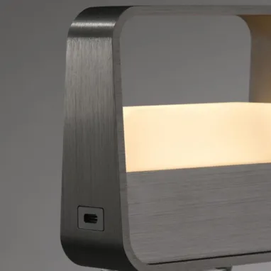 LED punjiva stona lampa PURE Go siva PAUL NEUHAUS