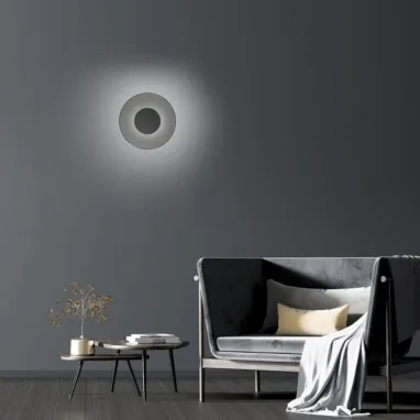 LED zidna lampa Pure Moon siva dimabilna PAUL NEUHAUS