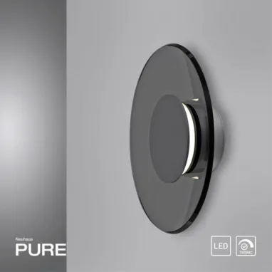 LED zidna lampa Pure Moon siva dimabilna PAUL NEUHAUS