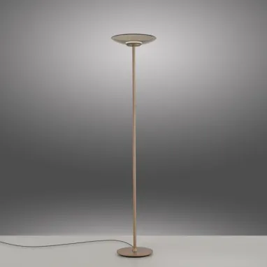 LED podna lampa PURE Moon bronzana dimabilna PAUL NEUHAUS