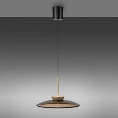 LED visilica PURE E-Moon bronzana dimabilna PAUL NEUHAUS