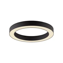 LED plafonska svetiljka Pure Lines okrugla crna dimabilna PAUL NEUHAUS