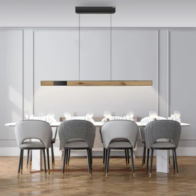 LED visilica PURE Moto-Rise hrast dimabilna PAUL NEUHAUS