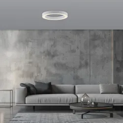 Plafonska svetiljka PURE Lines okrugli snow PAUL NEUHAUS