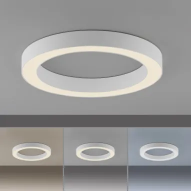 Plafonska svetiljka PURE Lines okrugli snow PAUL NEUHAUS