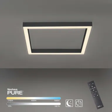 LED plafonska svetiljka Pure Lines Square dimabilna CCT PAUL NEUHAUS