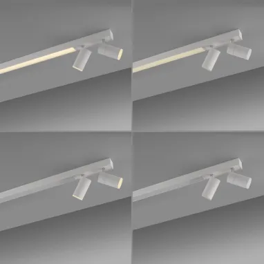 LED plafonska svetiljka PURE Lines spot bela dimabilna CCT PAUL NEUHAUS
