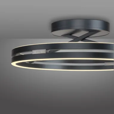 LED plafonska svetiljka PURE Loop siva CCT dimabilna PAUL NEUHAUS
