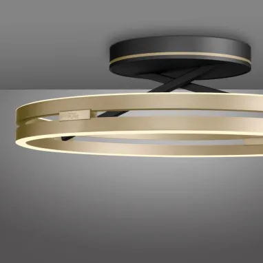 LED plafonska svetiljka PURE Loop bronzana CCT dimabilna PAUL NEUHAUS