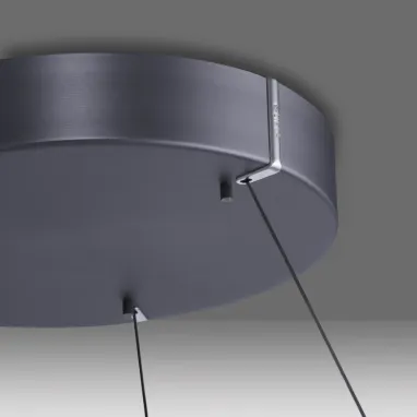 LED luster PURE E-Loop sivi CCT dimabiln PAUL NEUHAUS