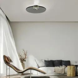 LED plafonska svetiljka Pure Moon siva dimabilna PAUL NEUHAUS