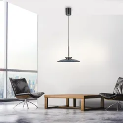 LED visilica Pure Moon siva dimabilna PAUL NEUHAUS