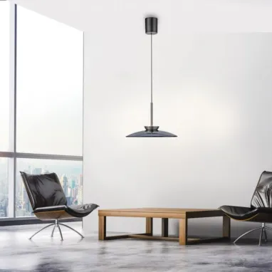 LED visilica Pure Moon siva dimabilna PAUL NEUHAUS