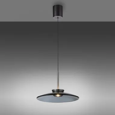 LED visilica Pure Moon siva dimabilna PAUL NEUHAUS