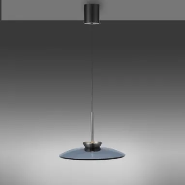 LED visilica Pure Moon siva dimabilna PAUL NEUHAUS