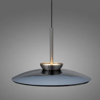 LED visilica Pure Moon siva dimabilna PAUL NEUHAUS
