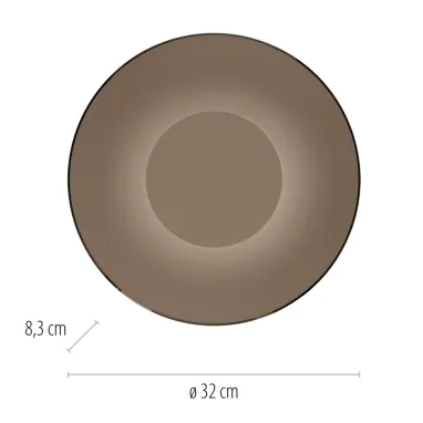 LED zidna lampa Pure Moon bronzana dimabilna PAUL NEUHAUS