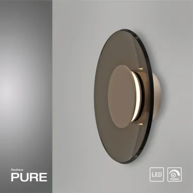 LED zidna lampa Pure Moon bronzana dimabilna PAUL NEUHAUS
