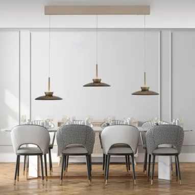 LED luster Pure Moon bronzani dimabilni PAUL NEUHAUS