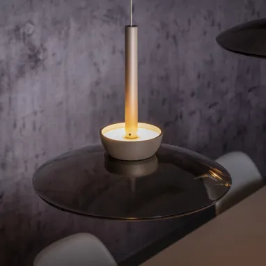 LED luster Pure Moon bronzani dimabilni PAUL NEUHAUS