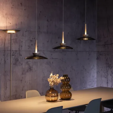 LED luster Pure Moon bronzani dimabilni PAUL NEUHAUS