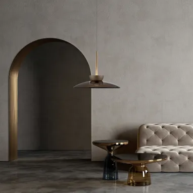 LED visilica Pure Moon bronzana dimabilna PAUL NEUHAUS