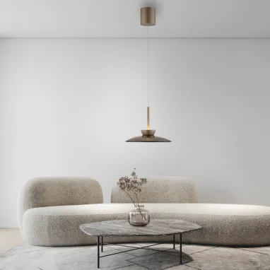 LED visilica Pure Moon bronzana dimabilna PAUL NEUHAUS