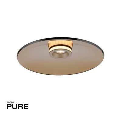 LED plafonska svetiljka Pure Moon bronzana dimabilna PAUL NEUHAUS