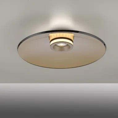 LED plafonska svetiljka Pure Moon bronzana dimabilna PAUL NEUHAUS