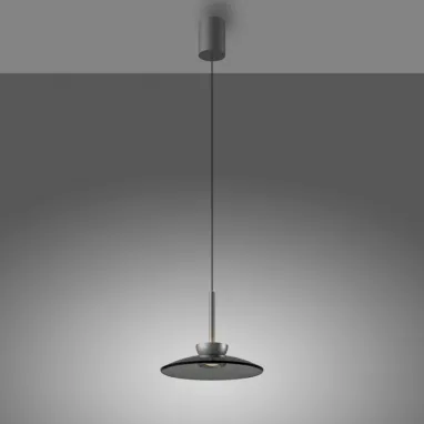 LED visilica Pure Moon siva dimabilna PAUL NEUHAUS