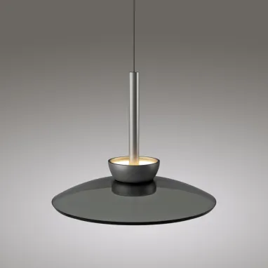 LED visilica Pure Moon siva dimabilna PAUL NEUHAUS