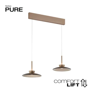 LED svetiljka Pure Moon bronzana dimabilna PAUL NEUHAUS