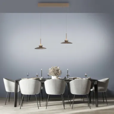 LED svetiljka Pure Moon bronzana dimabilna PAUL NEUHAUS