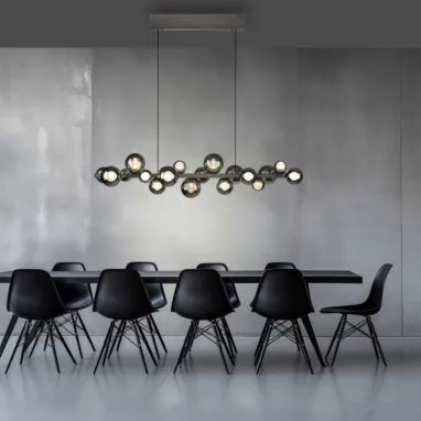 LED dimabilna podesiva visilica PURE E-Popup siva CCT PAUL NEUHAUS