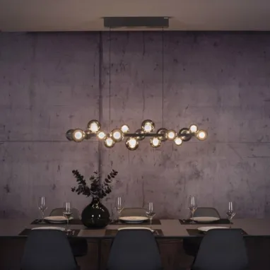 LED dimabilna podesiva visilica PURE E-Popup siva CCT PAUL NEUHAUS