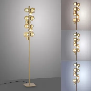 LED podna lampa PURE Popup bronzana CCT dimabilna PAUL NEUHAUS
