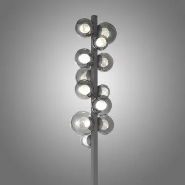 LED podna lampa PURE Popup siva CCT dimabilna PAUL NEUHAUS