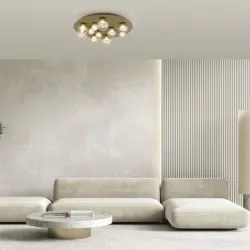 LED plafonska svetiljka PURE Popup bronzana CCT dimabilna PAUL NEUHAUS