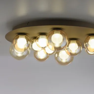 LED plafonska svetiljka PURE Popup bronzana CCT dimabilna PAUL NEUHAUS