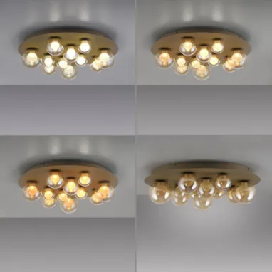 LED plafonska svetiljka PURE Popup bronzana CCT dimabilna PAUL NEUHAUS