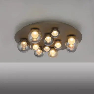 LED plafonska svetiljka PURE Popup bronzana CCT dimabilna PAUL NEUHAUS